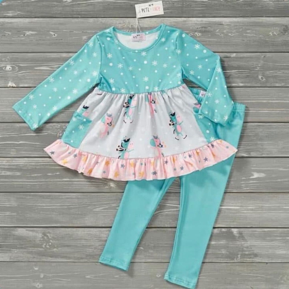 Pete and Lucy - Icy Unicorn Wonderland 2pc set